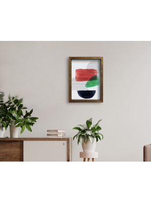 Bk Gift Doğal Masif Ahşap Çerçeveli Tablo 45X65CM-78