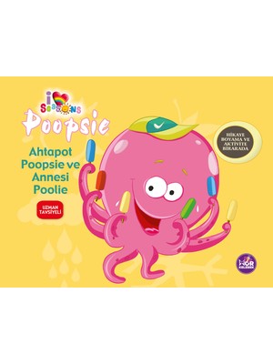 Mor Kelebek Ahtapot Poopsie ve Annesi Poolie
