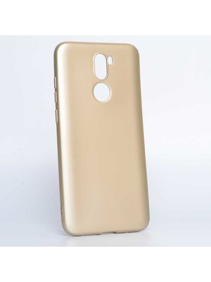 kilifone - Vestel Venüs Z30 - Kılıf Mat Soft Premier Silikon Kapak - Gold - T8172