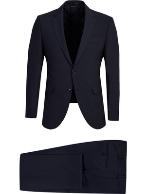 Kiğılı Yünlü Slim Fit Takım Elbise