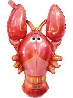 Pazariz Folyo Balon Doğum Günü Balonu Parti Balonu 96X51 cm Yengeç