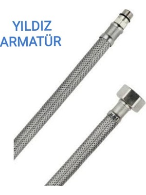 Yıldız Armatür Batarya Bağlantı Hortumu Batarya Fleksi Bağlantı Hortumu Flex M10-3/8 100 cm ( 1 Adet )