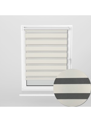 Perle Home Ekru Renk  Stor Zebra Perde Sytlish Series