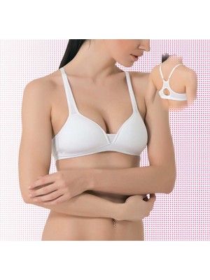 Imer Kadın Penye Modal Çapraz Askılı Sütyen 2211
