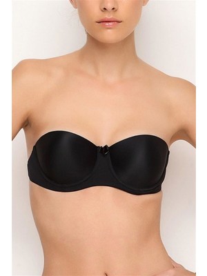 Nurteks Kadın Tek Sırt Şeffaf Askılı Straplez Sütyen 1502