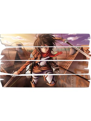 Renkselart Attack On Titan Anime Mdf Tablo 0485 (Model E)