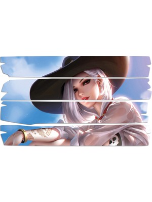 Renkselart Anime Korsan Kız Mdf Tablo 0297 (Model E)