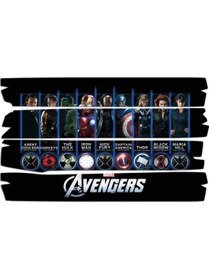 Renkselart Avengers Mdf Tablo 0538 (Model E)