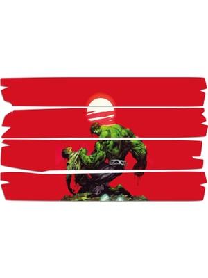 Renkselart Hulk Yeşil Dev Mdf Tablo 0566 (Model E)