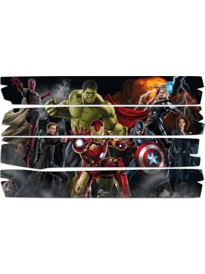 Renkselart Yenilmezler Avengers Mdf Tablo 0572 (Model E)