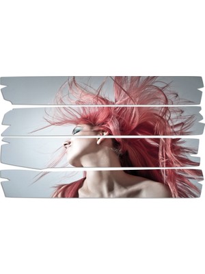 Renkselart Kadın Saç Modeli Kuaför Mdf Tablo 1039 (Model E)