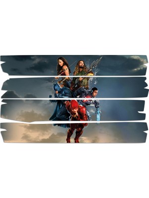 Renkselart Yenilmezler Mdf Tablo 0591 (Model E)