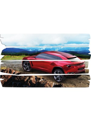 Renkselart Otomobil Araba Mdf Tablo 1185 (Model E)