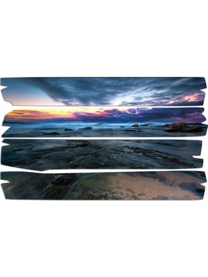 Renkselart Sahil Kıyı Deniz Mdf Tablo 2089 (Model E)