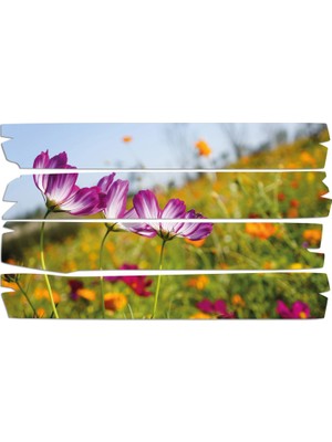 Renkselart Ilkbahar Çiçekler Mdf Tablo 0720 (Model E)