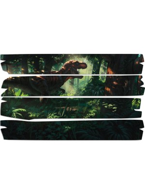 Renkselart Dinozor Mdf Tablo 2412 (Model E)