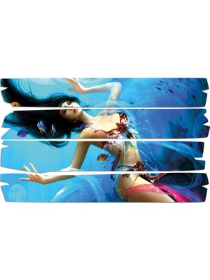 Renkselart Deniz Kızı Mdf Tablo 1730 (Model E)