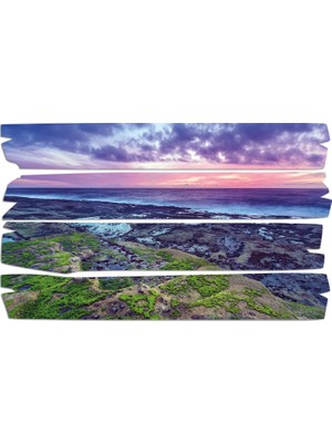 Renkselart Sahil Kıyı Deniz Mdf Tablo 2145 (Model E)