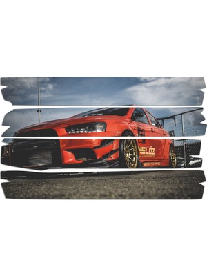 Renkselart Spor Araba Mdf Tablo 1241 (Model E)