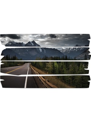 Renkselart Asfalt Yol Mdf Tablo 1459 (Model E)