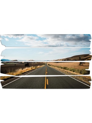 Renkselart Asfalt Yol Mdf Tablo 1461 (Model E)