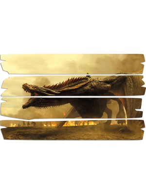 Renkselart Game Of Thrones Mdf Tablo 3005 (Model E)