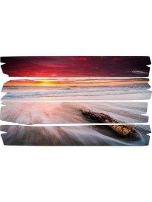 Renkselart Sahil Kıyı Deniz Mdf Tablo 1976 (Model E)