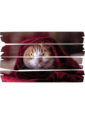 Renkselart Kedi Mdf Tablo 2519 (Model E)