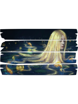 Renkselart Deniz Kızı Mdf Tablo 1741 (Model E)