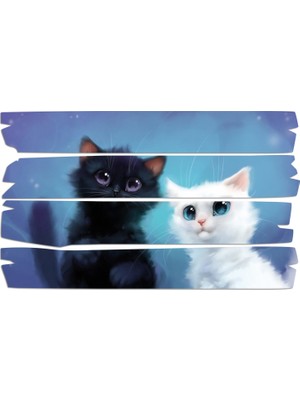 Renkselart Kedi Mdf Tablo 2517 (Model E)