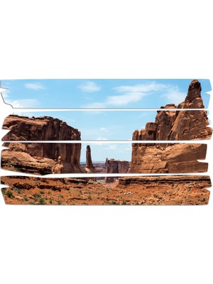 Renkselart Vahşi Batı Mdf Tablo 3264 (Model E)