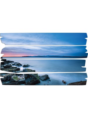 Renkselart Sahil Kıyı Deniz Mdf Tablo 1957 (Model E)