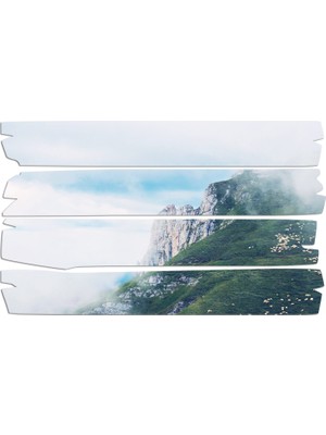 Renkselart Dağ Manzarası Mdf Tablo 3325 (Model E)