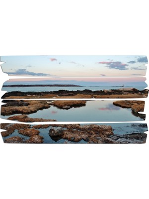 Renkselart Sahil Kıyı Deniz Mdf Tablo 2003 (Model E)