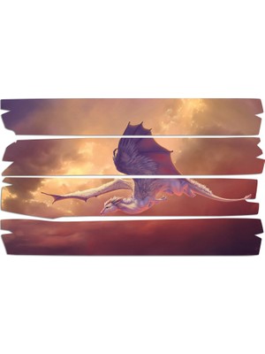 Renkselart Ejderha Mdf Tablo 3439 (Model E)