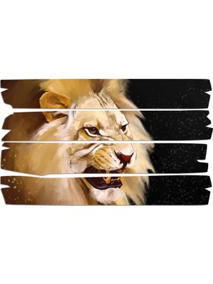 Renkselart Aslan Mdf Tablo 2365 (Model E)