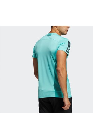 adidas Men's Primeblue AEROREADY 3-Stripes Tee Shirt - black GQ2159