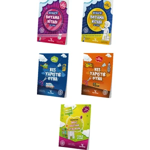 Yeti Kitap 4-6 Yaş Okul Öncesi Etkinlik Seti (5 Kitap)