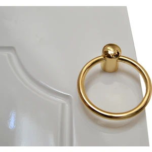 Yuvarlak Gold Kulp Dolap Kulp Çekmece Kulp