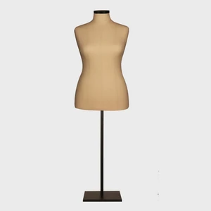 Manken İstanbul Yüksek Kalite 44 Beden Keten Kumaş Dikine Iğne Batabilen Terzi Mankeni Prova Mankeni