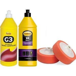 G3 Pasta 1 Litre + G3 Wax Cila 1 Litre+ Çift Sünger