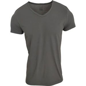 Raf Coll Basic Füme V Yaka Unisex Slim Fit T-Shirt