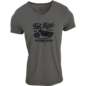 Raf Coll Füme V Yaka Unisex Slim Fit Dijital Baskılı T-Shirt