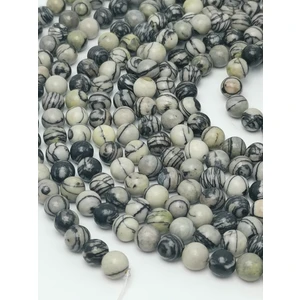 Livza Bijuteri  Jasper Doğal Taş Dizisi 8mm