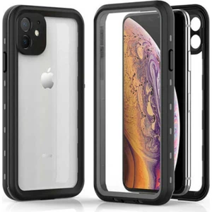 Apple Iphone 12 6.1" Kılıf Su Geçirmez Kılıf 360 Tam Koruma Vidalı