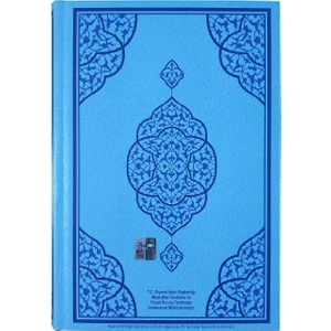 Furkan Neşriyat Kuranı Kerim Orta Boy Mavi