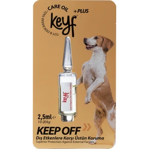Plus Tüy & Deri Bakım Yağı Ense Damla Köpek 10-20 Kg-2,5 ml