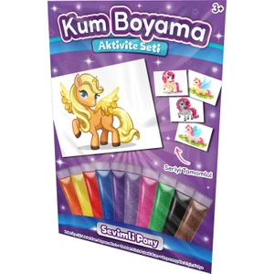 Kumbo Kum Boyama Pony Misty | Kum Boyama Aktivite Seti