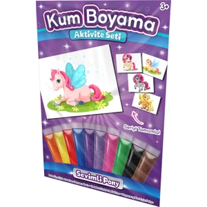 Kumbo Kum Boyama Pony Ella | Kum Boyama Aktivite Seti