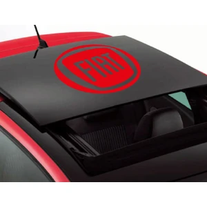 Melek Pazarı Fiat Sunroof Araba Sticker 25x25
